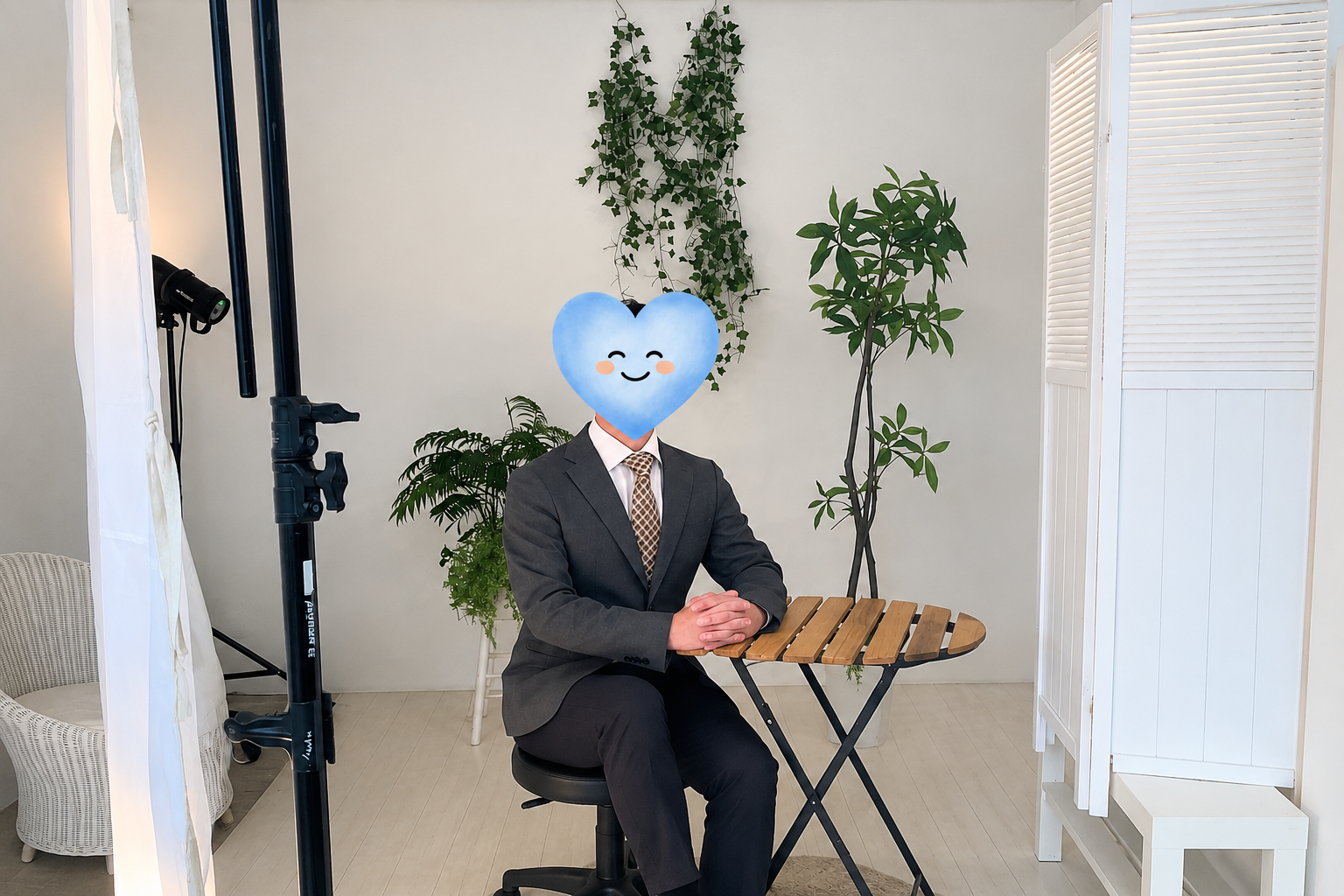 SK様の婚活プロフィール撮影｜ウェルフィット結婚相談所